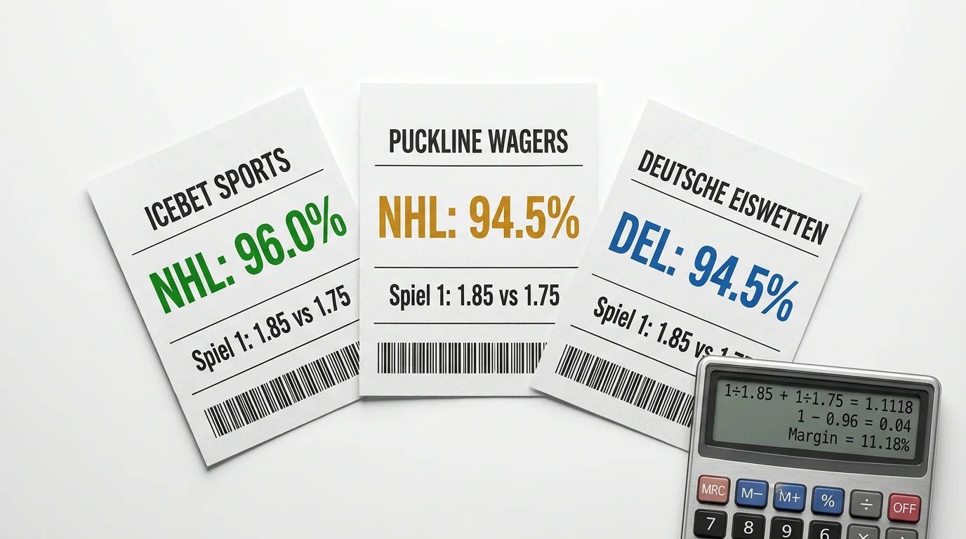 NHL und DEL Quotenschlüssel-Vergleich verschiedener GGL-Anbieter 2026