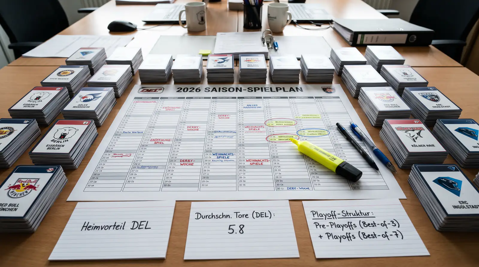 DEL-Liga Saison 2026 – Spielplan, Teamübersicht und Saisonstruktur der Deutschen Eishockey Liga