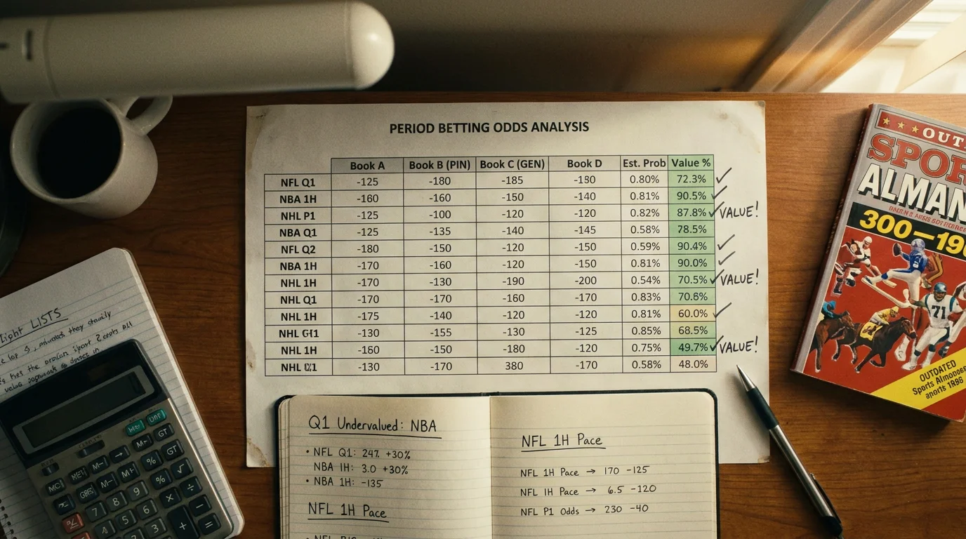 Quotenanalyse für Drittelwetten im Eishockey: Wann bieten Drittel-Over-Unders echten Wert?