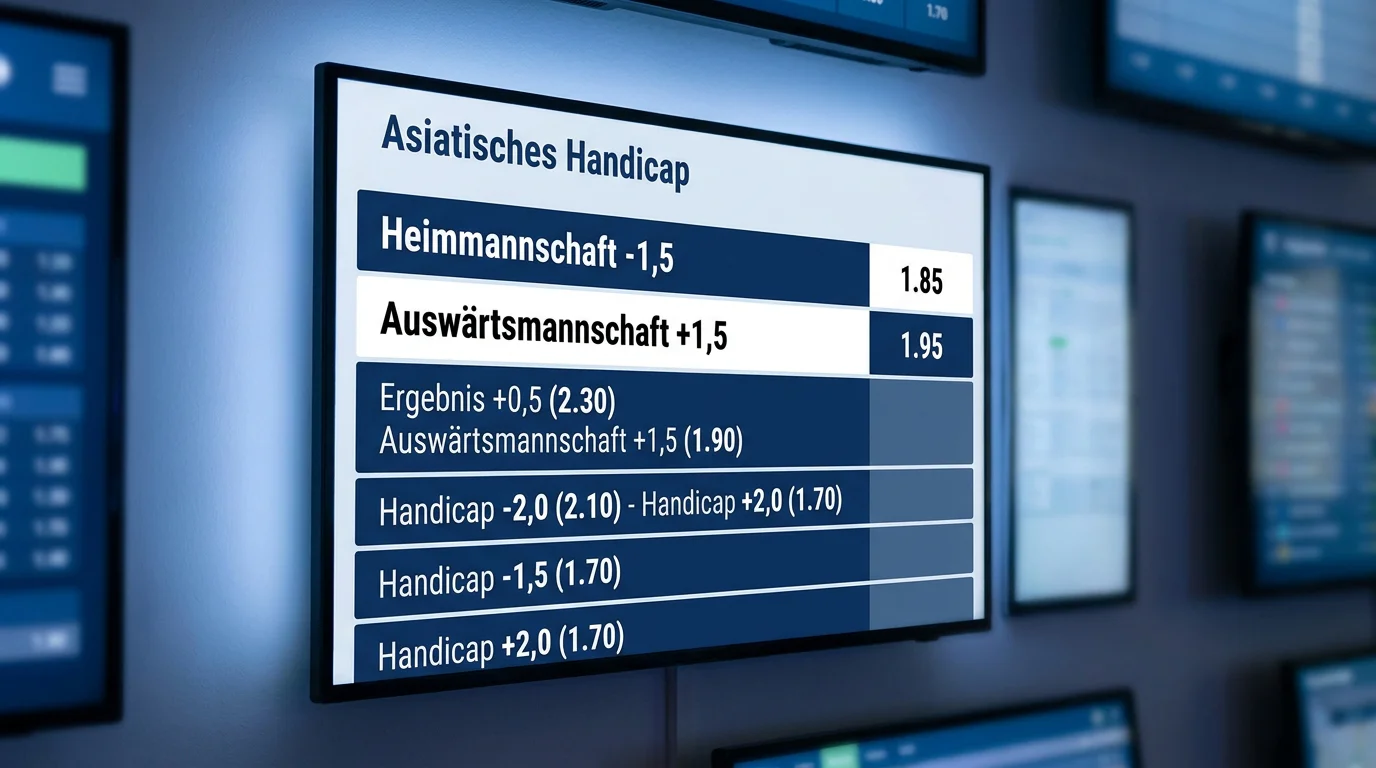 Asiatisches Handicap im Eishockey – kein Push durch Halbtor-Schritte, direkte Verbindung zur Puck Line erklärt