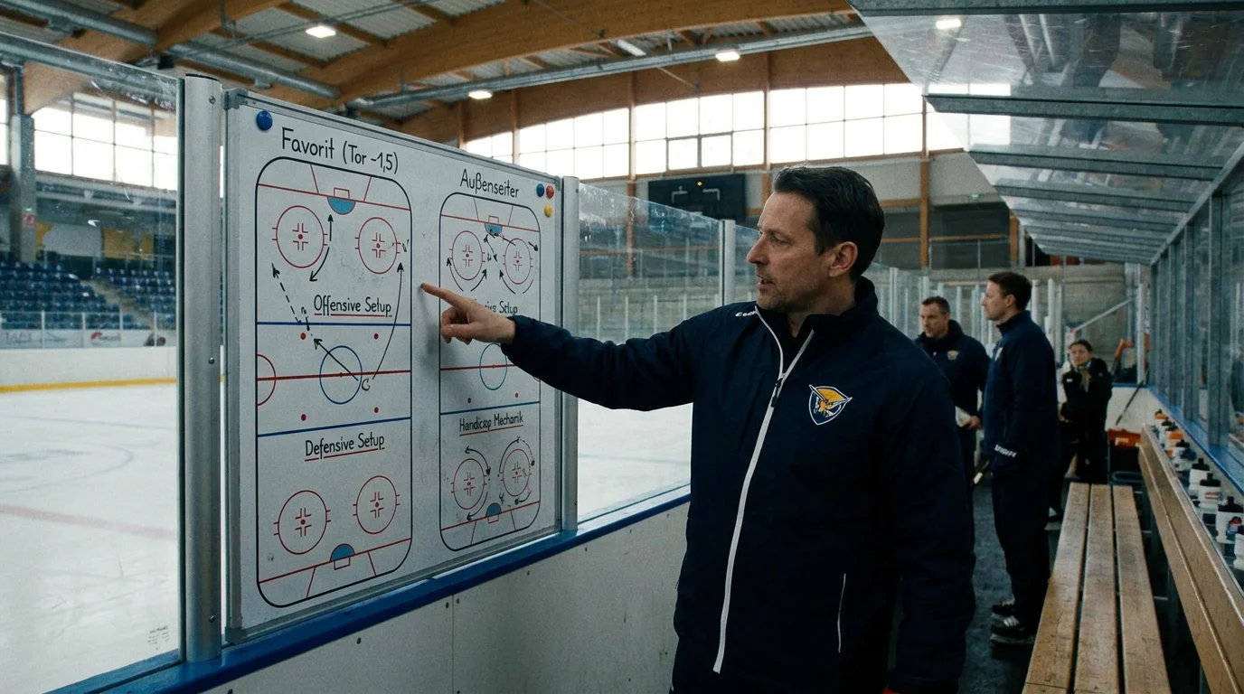 Grundlagen der Handicap-Wette im Eishockey – Favorit und Außenseiter mit Tordefizit erklärt am Beispiel