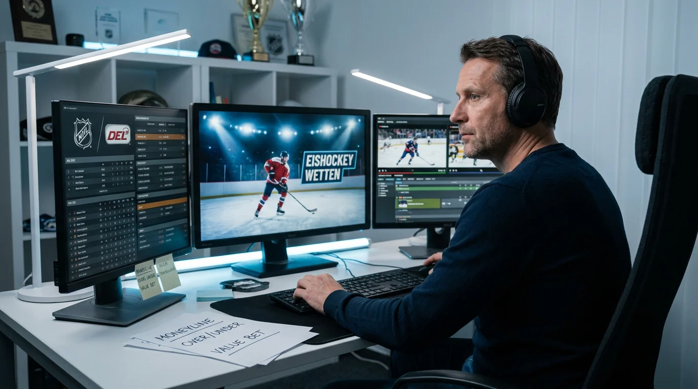 Eishockey Wetten Guide – Übersicht aller Wettarten für deutsche Sportwetter