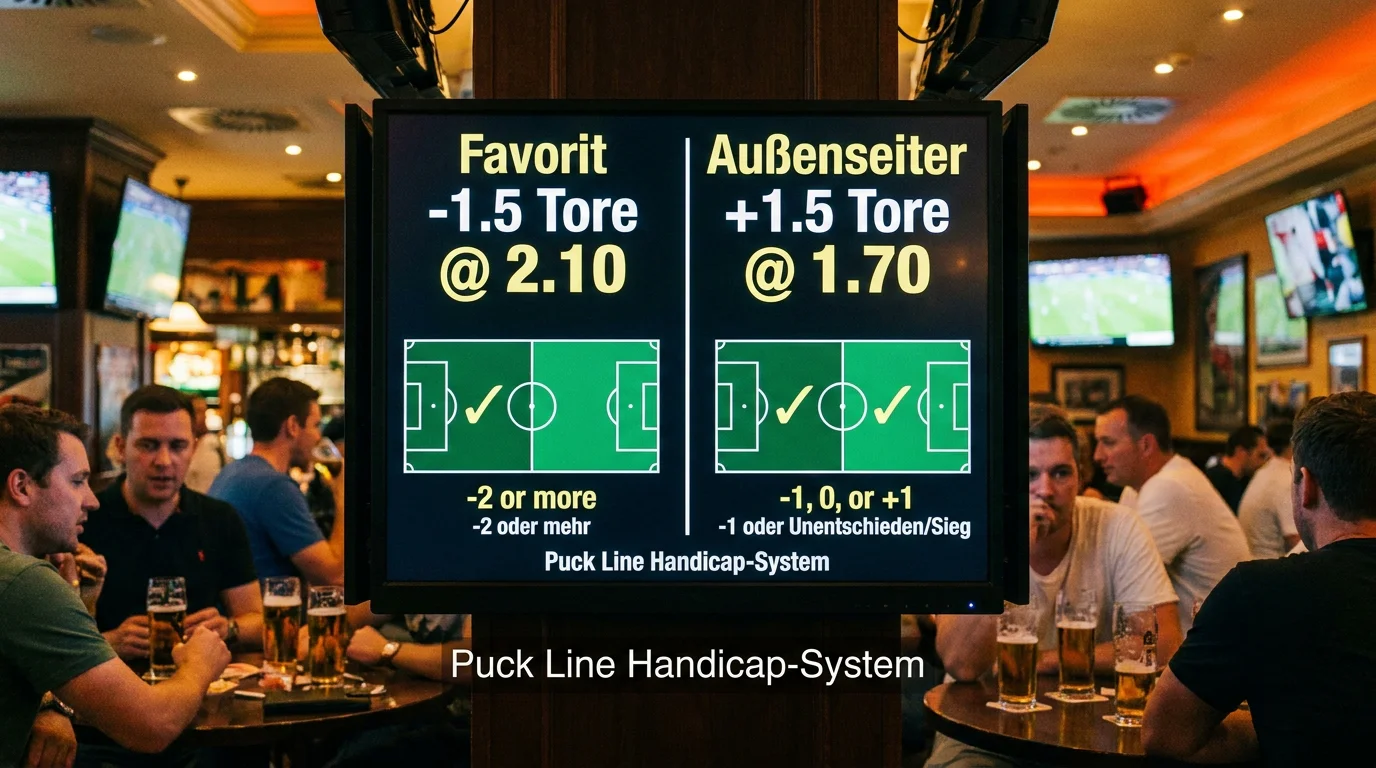 Puck Line Wette Eishockey – Handicap-System mit Minus- und Plus-1,5-Tor-Erklärung