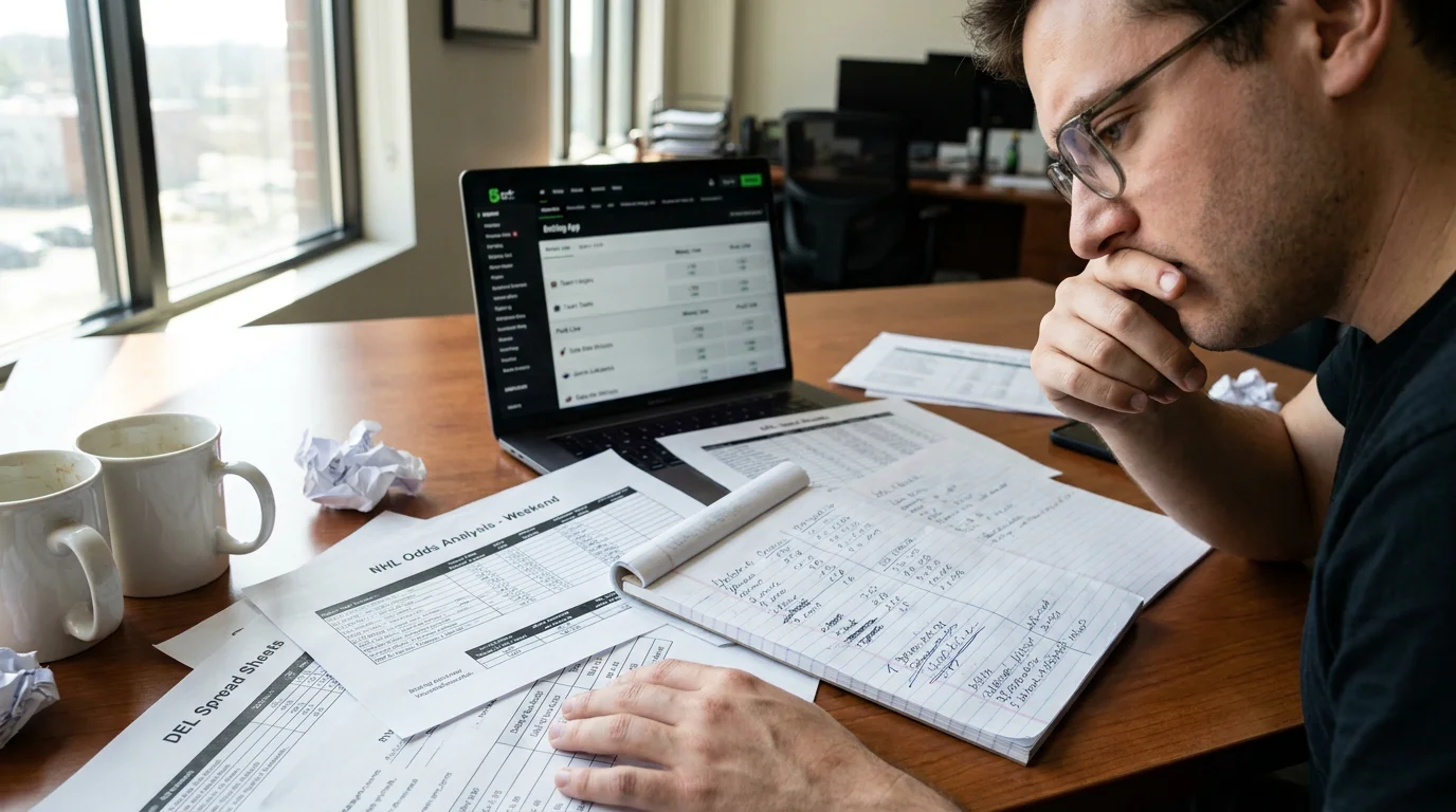 Erfahrener Sportwetter analysiert Eishockey-Quoten ohne Bonus für systematisches Value-Betting auf NHL und DEL