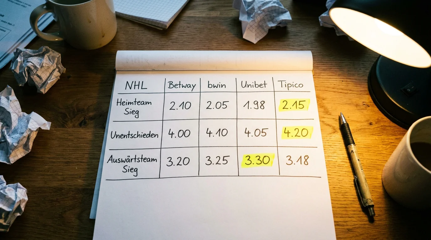 Quotenvergleich-Tools für Eishockey Wetten Strategie – Line-Shopping und Anbietervergleich