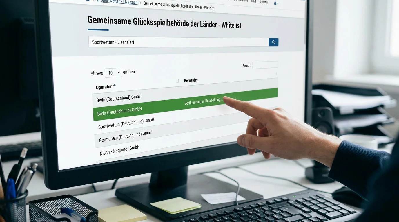 GGL-Whitelist Prüfung – Schritt-für-Schritt-Überprüfung eines lizenzierten Sportwetten-Anbieters
