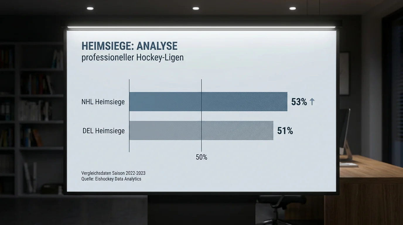NHL Heimvorteil Statistik – 53 Prozent Heimsiege in der regulären Saison im Vergleich zur DEL