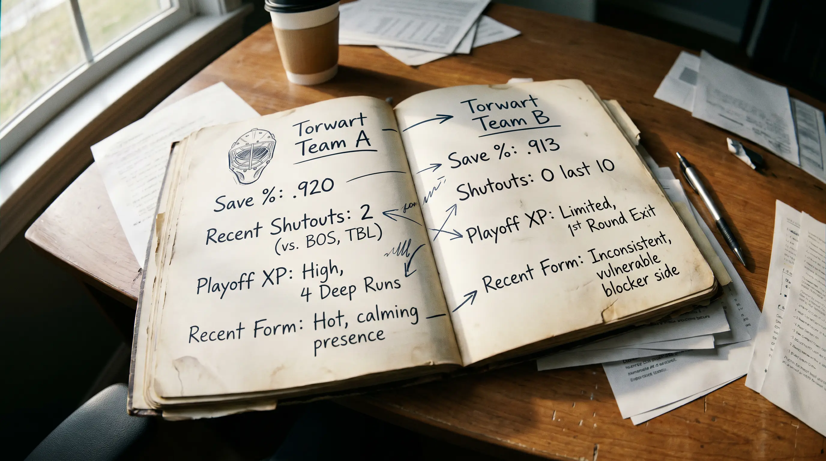 Game-by-Game-Analyse für NHL Playoffs Wetten – Torwart, Verletzungen und Spielplan checken