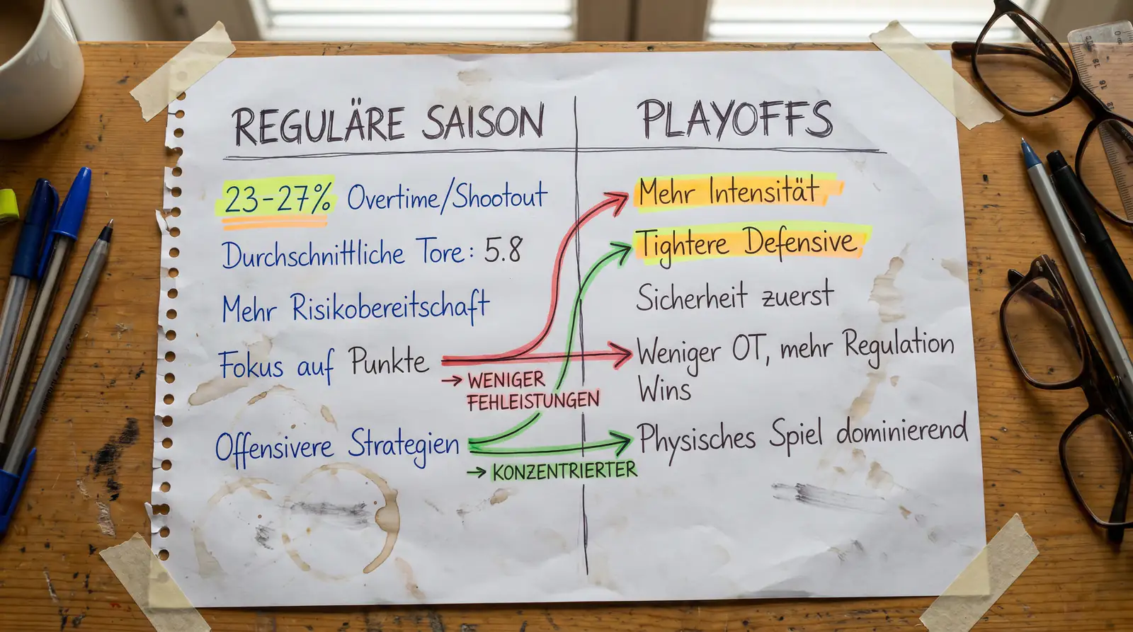 Vergleich NHL Playoffs-Wetten mit regulärer Saison – was sich im Wettverhalten ändert