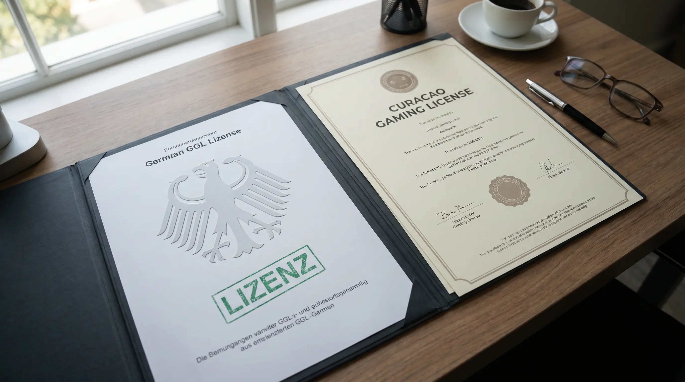 Rechtsstatus Vergleich GGL-lizenziert vs. Offshore-Buchmacher – .de-Domain-Pflicht und Curacao-Lizenz im Kontrast